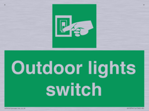 Outdoor lights switch